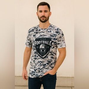 VEGA Football 2015 Digital Camo Shirt Size Small